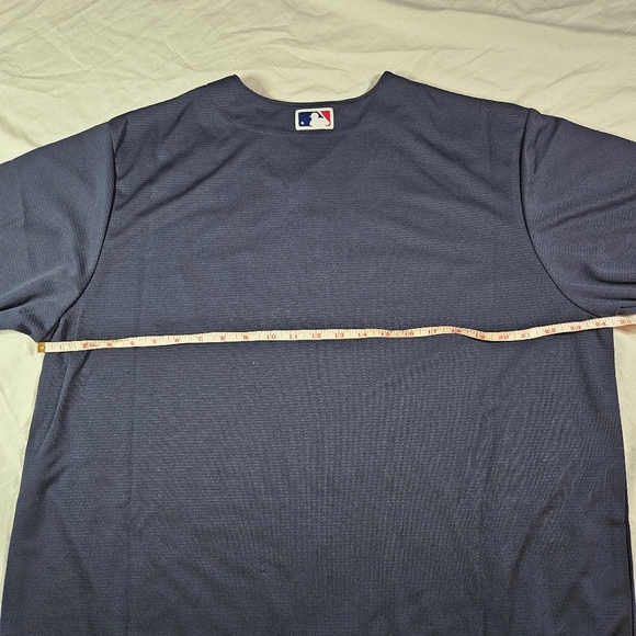 Nike Cleveland Indians Blue Road Jersey Official T770-IDIZ Men's Size XLarge - Picture 8 of 9